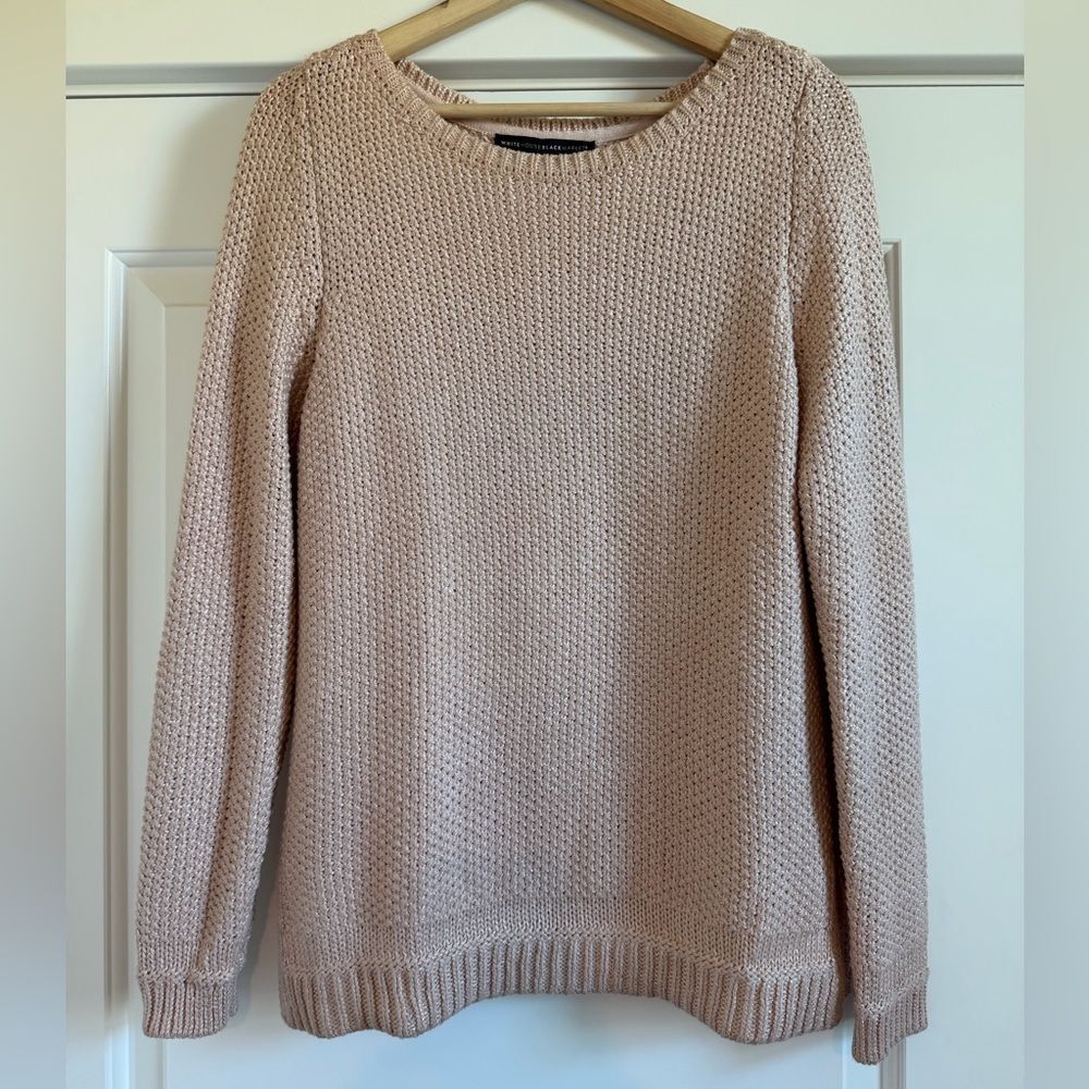 White House Black Market Blush Pink Sweater - Picture 3 of 6